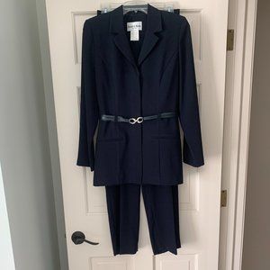 Vintage Danny & Nicole Navy Blue Pantsuit - Size 6